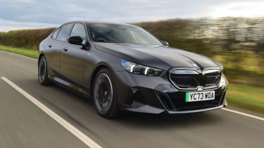 BMW i5 M60 xDrive and Audi e-tron GT quattro - pictures | Auto Express